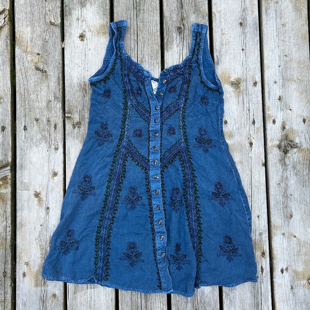 Vintage⎪Denim Like Dress